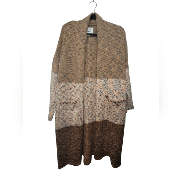 SAM EDELMAN Women's Nyla Long Line Cardigan Cozy Transitional Layering - Picture 2 of 9